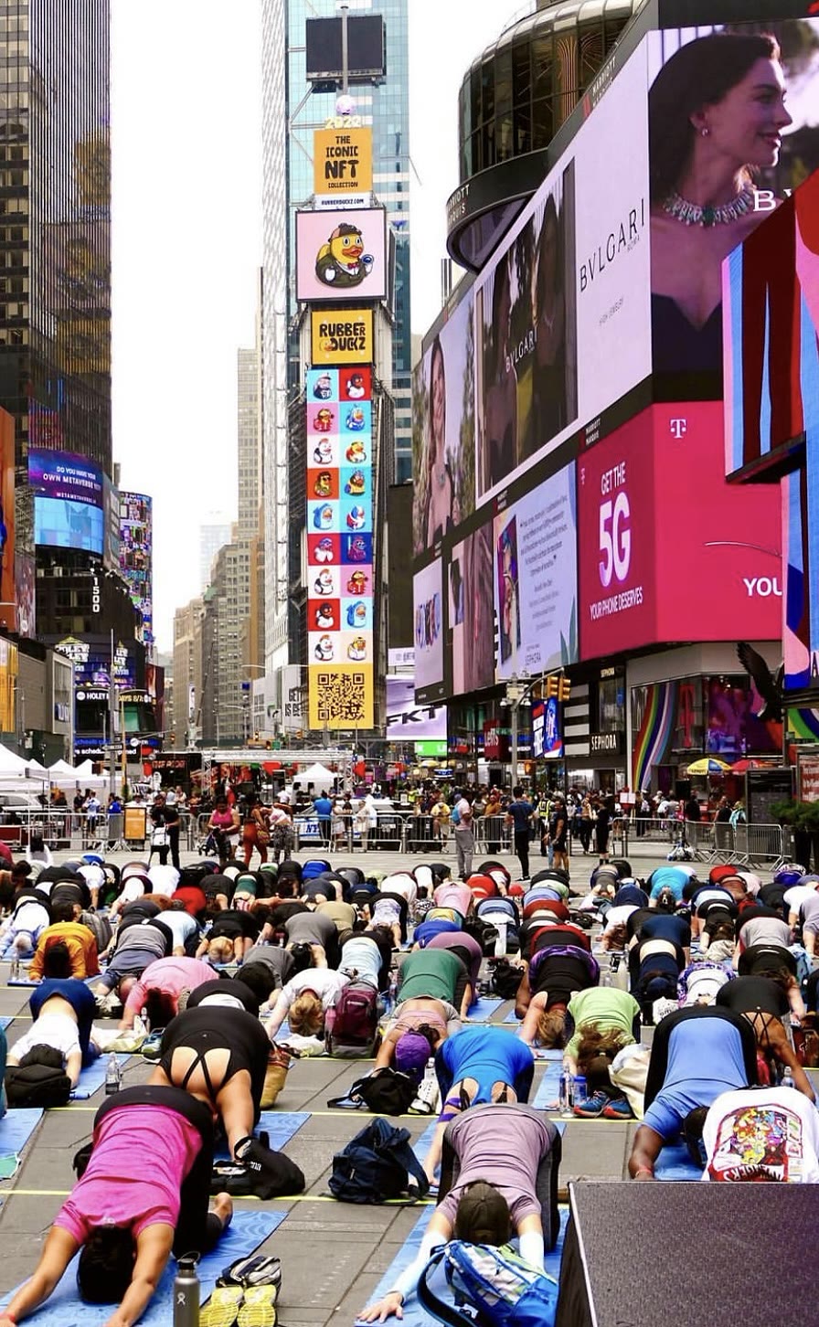 Campaña de SANOJA en Times Square, Nueva York